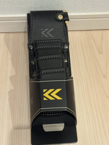 New/Unused Holder 3 Tiers AH-63BG Light PU Leather Series (Black Gold) รุ่น KUROKIN FUJIYA (Fujiya)