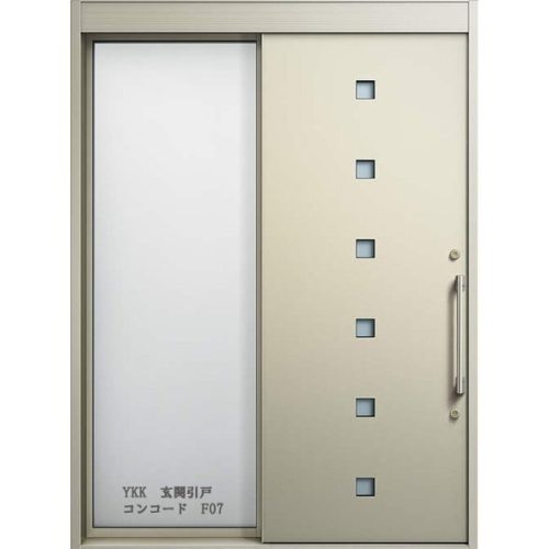 บานอลูมิเนียมประตูบานเลื่อนทางเข้า YKK ปลอก Concord รุ่น F07