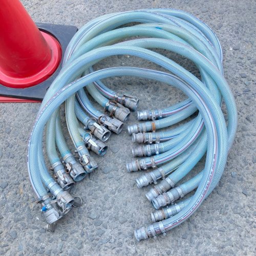 การทำความสะอาด J590 ชุดสายยางป้อนแรงดัน TOYOX 10 เส้น Toyoron Industrial PVC TR-25 ด้านใน 25-ด้านนอก 33 ยาว 1.6ม. 1.0MPa พร้อมข้อต่อแบบก้านโยกอะลูมิเนียม