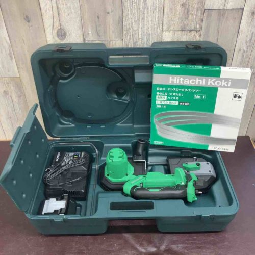 (มือสองสภาพดี) HIKOKI (ชื่อเดิม Hitachi Koki) เลื่อยวงเดือนไร้สาย CB18DBL(S)(LYPK) พร้อมแท่นชาร์จแบตเตอรี่อะไหล่ใบมีด (ร้าน Higashi Yamato)
