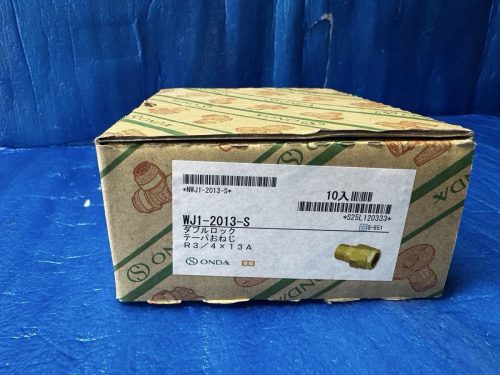 New Onda WJ1-2013-S Double Lock เกลียวตัวผู้เรียว R3/4 x 13A 1 กล่อง 10 ตัว