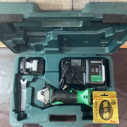 (สินค้ามือสอง) HIKOKI (ชื่อเดิม Hitachi Koki) เครื่องเจียรจานไร้สาย 100mm G18DSL2(XP) (ร้าน Higashi Yamato)