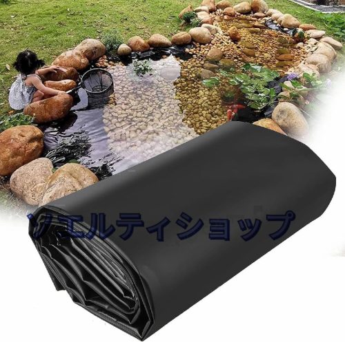 แผ่นรองสระว่ายน้ำแผ่นกันน้ำสำหรับบ่อน้ำเทียมผลิตจาก HDPE หนา 0.2มม. แผ่นกันน้ำระบายอากาศสำหรับบ่อสวนเทียมแผ่นสระว่ายน้ำฟิล์มกันยูวีหลังคากันรั่ว 4ม.x7ม