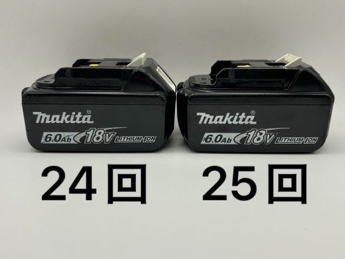 ชาร์จ 24 ครั้งและ 25 ครั้ง 2 ชิ้นของแท้ BL1860B Makita makita 18V 6.0Ah สินค้าของแท้แบตเตอรี่ลิเธียมไอออนปรับสมดุลเซลล์โครงสร้างเคลือบพิเศษ f89