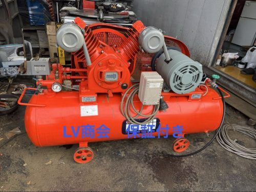 MENJI GHO-5 คอมเพรสเซอร์ 3,7kw 5 Horse Katank 120L Sanjo 200V เครื่องเดินเรียบไม่มีเสียงดังและทำงานได้ดีคุณสามารถรับโดยตรงได้ (2)