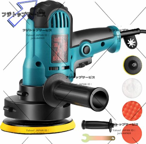 เครื่องขัดเครื่องขัดกระดาษทรายไฟฟ้า 6 สปีด 125 มม. มอเตอร์ทรงพลัง 700 วัตต์ขัดง่ายขัดรถน้ำหนักเบาใช้ในบ้านชุดฟองน้ำขัดเงา
