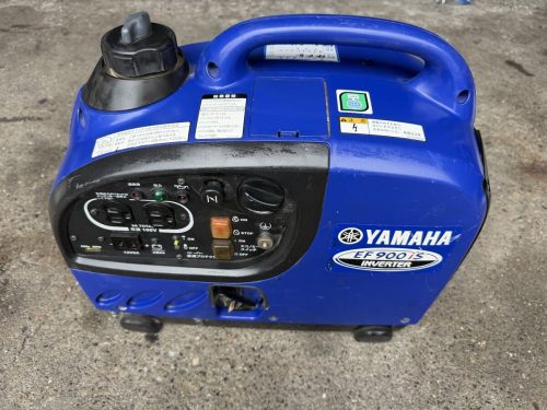 YAMAHA EF900is เครื่องกำเนิดไฟฟ้าอินเวอร์เตอร์สีน้ำเงินยืนยันการทำงานแล้ว