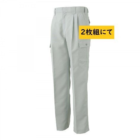 Big Inaba ราคาพิเศษ Fujiwa [Spring/Summer] 7303 กางเกงคาร์โก้ผ้าฝ้ายพรีเมี่ยมซับในฤดูร้อน (23 สีเทา W85cm) ราคาปกติ 8250 เยนเซ็ต 2 ชิ้นราคา 2980 เยน