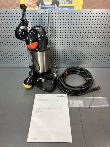 (ยังไม่ได้ใช้งาน) Teral 100V 60Hz Drain Submersible Pump Submersible 50PLT-6.4S 3 Balls Automatic Alternating Parallel King Tool (3221K)