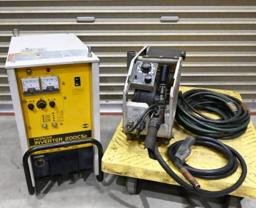 H791 ผลิตในปี 2007 HITACHI Hitachi INVERTER 200CS2 เครื่องเชื่อมไฟฟ้าอัตโนมัติ DT-CS2 / เครื่องป้อนลวด WIRE FEENDER WF-305M เครื่องเชื่อมกึ่งอัตโนมัติ Inverter