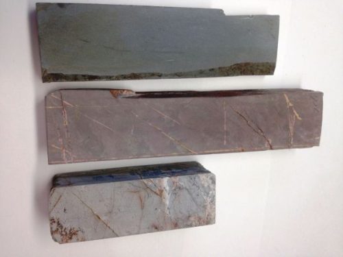 726 127・165・120g หินลับธรรมชาติ Shomotoyama Okuden Asagi, Tentoyama Tomae และ Shobudani Takayama Suita 120x33x11・145x30x17・80x28x22mm หินลับ Umegahata Nakakatsu Yamamoto แนวตัวผู้