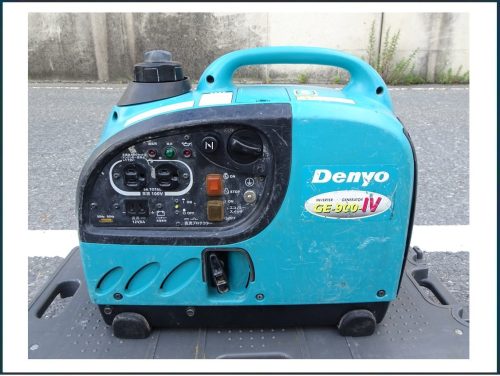 Denyo เครื่องกำเนิดไฟฟ้าอินเวอร์เตอร์ GE-900SS-IV Single Phase 100V DC แรงดันไฟฟ้า 12V 900VA สินค้า Pickup OK