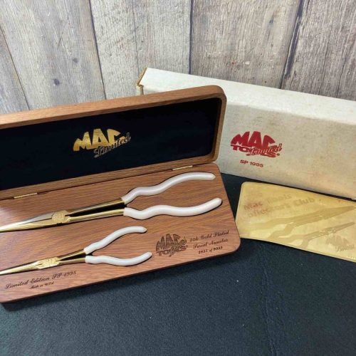 (มือสองสภาพดี) MACTOOLS SP1995 คีมปากแหลม 24k 24k 1995 Limited edition Unused long-term storage item (ร้าน Higashi Yamato)
