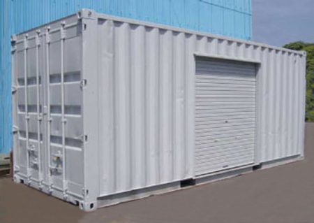 ใช้ตู้คอนเทนเนอร์กระจายสินค้าทางทะเลมาตรฐาน ISO 20FT / โครงสร้างชัตเตอร์ด้านข้างเสร็จสิ้น (ท่าเรือโยโกฮาม่า) (ท่าเรือฮากาตะ) สำหรับบ้านรถพ่วงการดัดแปลงก็สามารถทำได้เช่นกัน