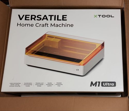 (มือสอง) M1ultra 20w Deluxe Kit + เครื่องแกะสลักเลเซอร์ Air Assist/เครื่องฟอกอากาศ xTool