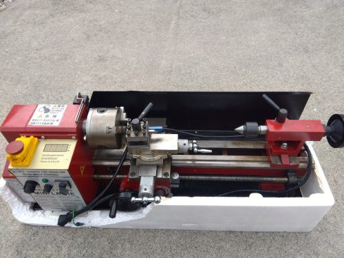 เครื่องกลึงตั้งโต๊ะ MINI LATHE CJ0618A เครื่องกลึงขนาดเล็ก