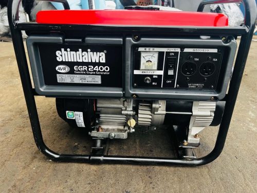 (Sold out) เครื่องกำเนิดไฟฟ้าเครื่องยนต์เบนซิน Shindaiwa EGR2400-A 50Hz AVR เฉพาะที่ติดตั้งเครื่องยนต์ Subaru ยืนยันการทำงานแล้วสินค้าจริงหยุดสาขา Seino