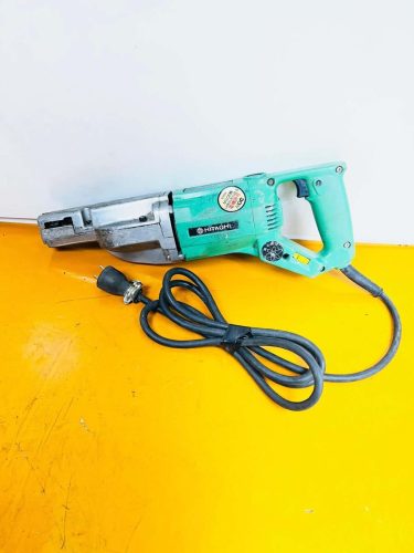 (ขายหมดแล้ว 1,000 เยน) เลื่อยชักดาบไฟฟ้า Hitachi Koki 115mm CR12V 100V 650W เลื่อยลูกสูบเลื่อยไฟฟ้ายืนยันการทำงานแล้ว