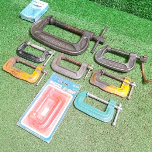 Tanki c407 Somax Sanki SUNKEY และแคลมป์อื่นๆ Shaco Vise Barco type (No350) (50/100mm) Shacoman Set 7 ชิ้น