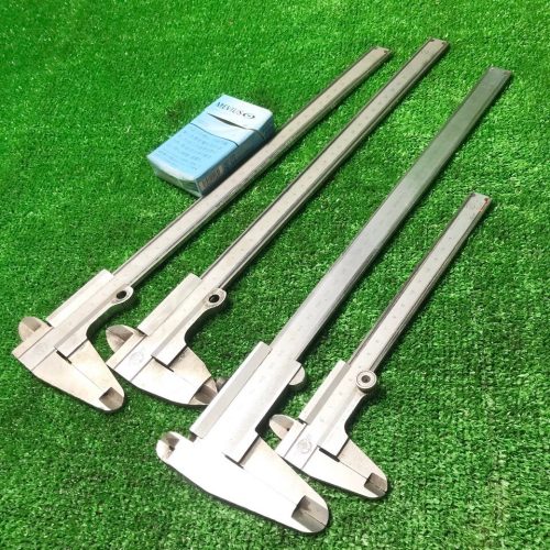 Risou g780 Mitutoyo Canon คาลิเปอร์สแตนเลส 150mm x 1 ชิ้น 300mm x 3 ชิ้นเครื่องมือวัดอุปกรณ์วัดรวมชุด 4 ชิ้น