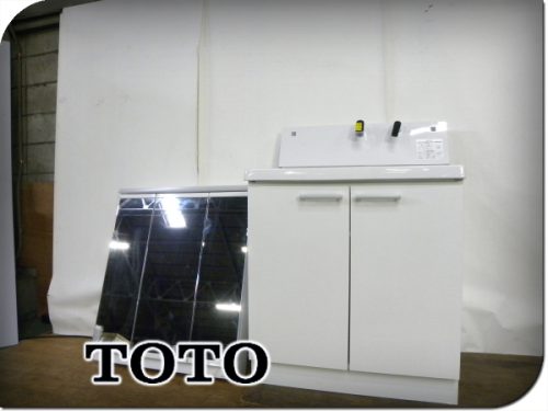 ของตั้งโชว์รายการที่ยังไม่ได้ใช้ TOTO KZ series W75 กระจกสามด้าน/ตู้กระจก/โต๊ะเครื่องแป้งโต๊ะเครื่องแป้งห้องน้ำ 180,000 ymm4726k