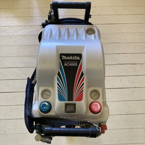 makita เครื่องอัดอากาศแรงดันสูง/ทั่วไป Makita AC400X กำลังไฟฟ้าที่ยืนยันการทำงานไม่ยืนยันเครื่องมือเครื่องอัดอากาศ A0563