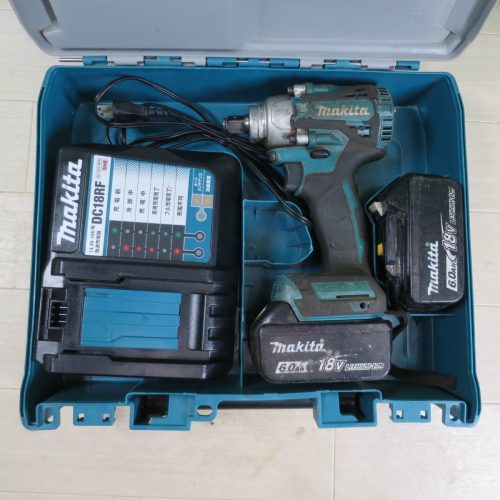 Makita ประแจผลกระทบแบบชาร์จไฟได้ 18V TW300DRGX เครื่องมือไฟฟ้าไร้สาย Makita พร้อมแบตเตอรี่ 2 ก้อน