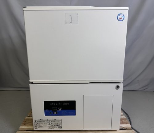 สภาพดี (ยืนยันการใช้งานแล้ว) ตู้แช่ทางการแพทย์ขนาดเล็ก FMS-054GM ซื้อในปี 2019 ตู้เย็น Fukushima Galilei 42L มาพร้อมตัวล็อคคู่มือการใช้งานและการรับประกัน Fukushima Kogyo