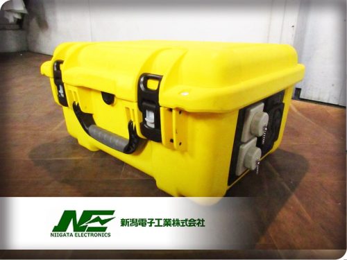 สภาพดี Niigata Electronic Industry Professional แบตเตอรี่สำรอง Genba-kun/ระบบจัดเก็บพลังงานแบบพกพากำลังขับ 2100W NE-BAT3100-Y แบตเตอรี่สำรอง 1,050,000 khh3626m
