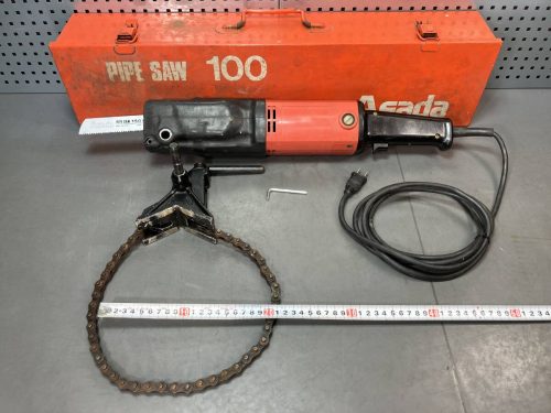 Asada 100V ปากกาจับท่อเลื่อยโซ่ 100 King Tool (3377K)