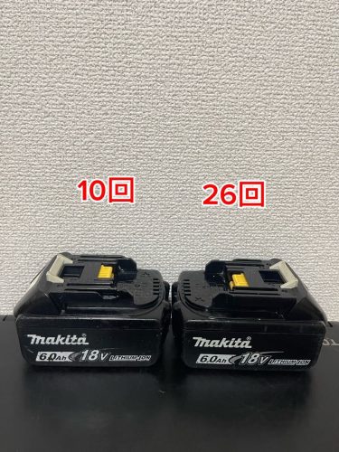 makita Makita 18v 6.0Ah แบตเตอรี่แท้ BL1860B 10 และ 26 ชาร์จชุด 2 ก้อน