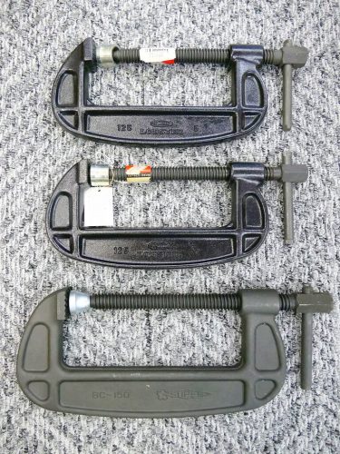 B6 ไม่ได้ใช้ 3 ชิ้นขายเป็นกลุ่ม Mantis Vise ROBSTER 125mm / SUPER TOOL BC-150