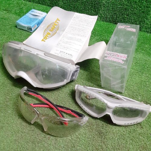 Nada Nozomi C411 Toyo Safety and Others Hyper Glass กระจกไฮเปอร์ไลท์ (1345) แว่นตานิรภัยสำหรับกล่องป้องกันฝุ่น/พร้อมคำแนะนำชุด 3 อัน