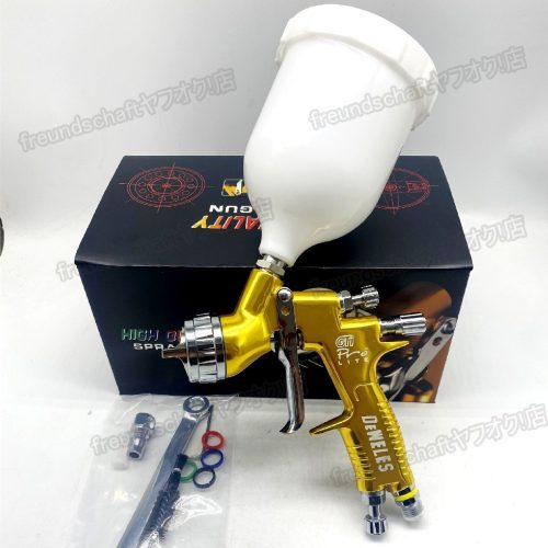 ปืนสเปรย์ Professional Air Spray Gun สเปรย์พ่นสีรถยนต์ปืน DIY น้ำหนักเบา 472g หัวฉีด 1.3 มม. ง่ายต่อการถอดประเภทแรงโน้มถ่วงสำหรับซ่อมรถยนต์ zchw0334.j