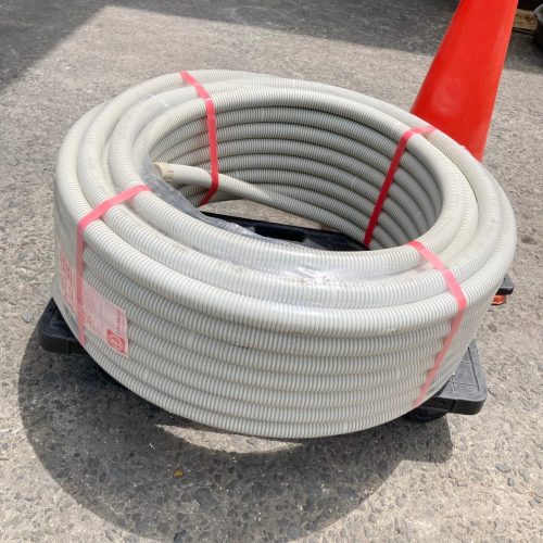 Mutsumi Hama e495 Mirai Kogyo Miraflexi-SD (MFD-22) ท่อลูกฟูกหลายชั้น PF ทั้งท่อเปลือยและท่อฝังเส้นผ่านศูนย์กลางจริง (เส้นผ่านศูนย์กลางภายนอก φ31 เส้นผ่านศูนย์กลางภายใน φ24) ความยาวม้วน 50 ม