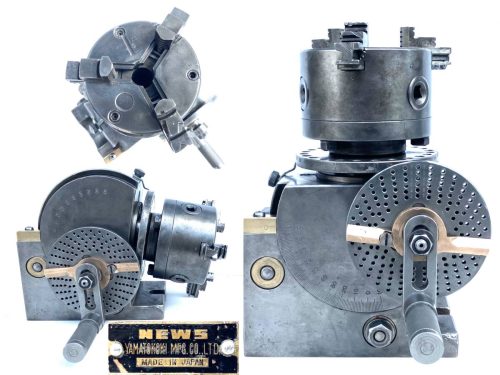 ข่าว Yamato Koki การหมุนการปรับมุมที่แม่นยำโต๊ะหมุน Index Center เครื่องทำดัชนี Indexing Board Scroll Chuck M100ZJ ปากกาจับในประเทศล้วนๆ