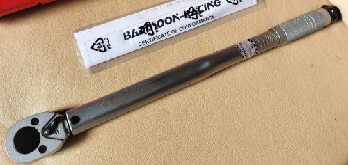 ผู้ผลิตเยอรมัน BADMOON ประแจทอร์คดั้งเดิม 210Nm ชนิดยาวโดย DysonTech-Works