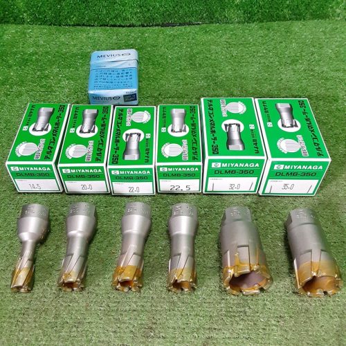 Seiyu d673 Miyanaga Deltagon คว้านโลหะ 350 (DLMB-350) ขนาด φ14.5/φ20.0/φ22.0/φ22.5/φ32.0/φ35.0mm ชุด 6 ชิ้น
