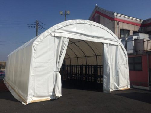 SHELLDOME แนวตั้ง 60มม. ชนิด 6x9 [เชลล์โดมเต็นท์โกดังเก็บท่อโรงรถขนาดใหญ่]