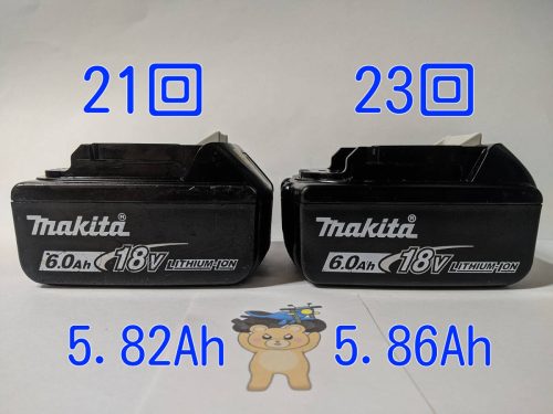 ชาร์จ 21 ครั้งและ 23 ครั้ง Makita Makita 18V แบตเตอรี่ลิเธียมไอออน BL1860B 6.0Ah สินค้าของแท้การวัดความจุและการปรับสมดุลของเซลล์พร้อมคำอธิบายโดยละเอียด FV81 และ T4