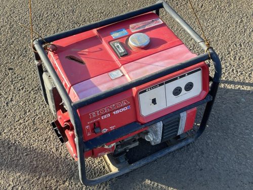 HONDA EB1500X เครื่องกำเนิดไฟฟ้าแบบพกพา 1500W Single Phase 100V สำหรับถอดชิ้นส่วน (ใช้งานไม่ยืนยัน/เมืองชิคุเซจังหวัดอิบารากิ)