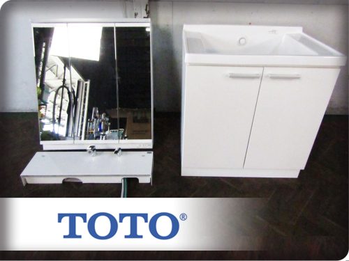 ของตั้งโชว์รายการที่ไม่ได้ใช้ TOTO KZ series W75 กระจกสามด้าน/โต๊ะเครื่องแป้ง/ตู้กระจกโต๊ะเครื่องแป้งห้องน้ำ 180,000 ymm4766k