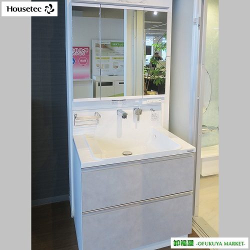 511821 ตู้กระจกโต๊ะเครื่องแป้งห้องน้ำ House Tech W740 แผ่นท็อปเรซิ่นของโชว์/ของถอดออก/ของไม่ได้ใช้/จัดส่งจากชิบะ