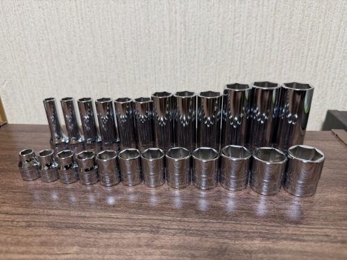 ชุดบ็อกซ์ Snap-On 3/8 สภาพดีตื้น Snap-On ลึก