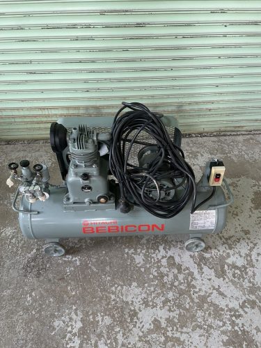 ปั๊มลม Hitachi Bebicon 1.5P-9.5V6 60Hz 3 เฟส 200V ยืนยันการทำงานสภาพดี Sold out