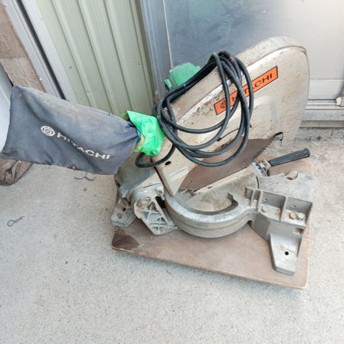 Hitachi Koki 380มม. เลื่อยวงเดือนตั้งโต๊ะ C 15FB เครื่องตัด HITACHI เลื่อยวงเดือน DIY เครื่องมือไฟฟ้าการทำงานยืนยันการรับโดยตรงเท่านั้น