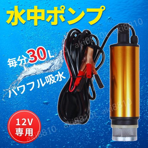 ปั๊มจุ่ม 12V แบตเตอรี่ไฟฟ้า CLAMP น้ำน้ำทะเลเรือ Aquarium แคมป์ปิ้งกลางแจ้ง Disaster Prevention Well น้ำสูบน้ำ 30L ต่อนาทีขนาดเล็กประเภทสวิทช์