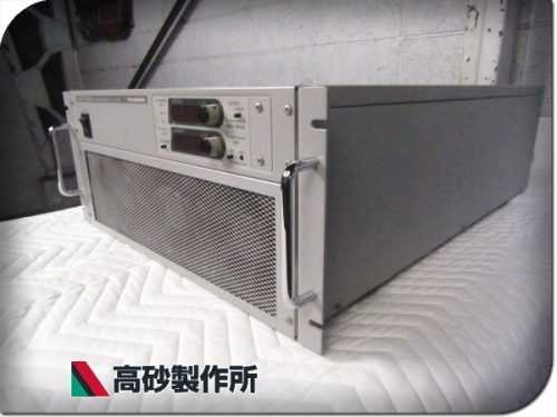 สภาพดี Takasago Manufacturing DC แหล่งจ่ายไฟเสถียร HX010-600 1.23 ล้าน khh3742m