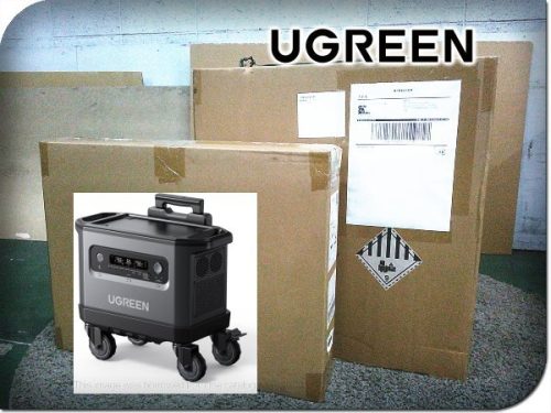 สินค้าใหม่ที่ยังไม่ได้ใช้ UGREEN แหล่งจ่ายไฟแบบพกพา PowerRoam 2200(2048Wh)/แผงโซลาร์เซลล์ SC100 270,000 khh3567k