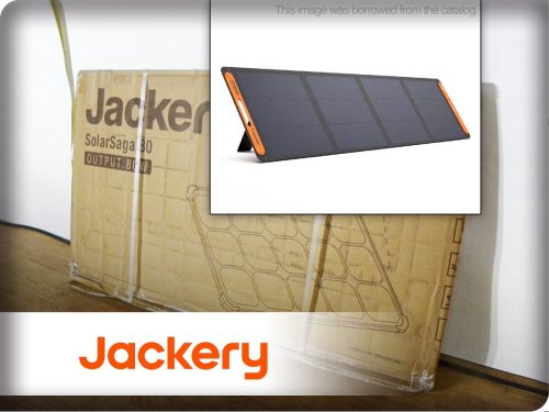 ใหม่ยังไม่ได้ใช้ Jackery SolarSaga 80 (80W) แบบพกพาพลังงานแสงอาทิตย์รุ่นพลังงานแสงอาทิตย์โมดูล/แผงพลังงานแสงอาทิตย์ JS-80A khh3583m